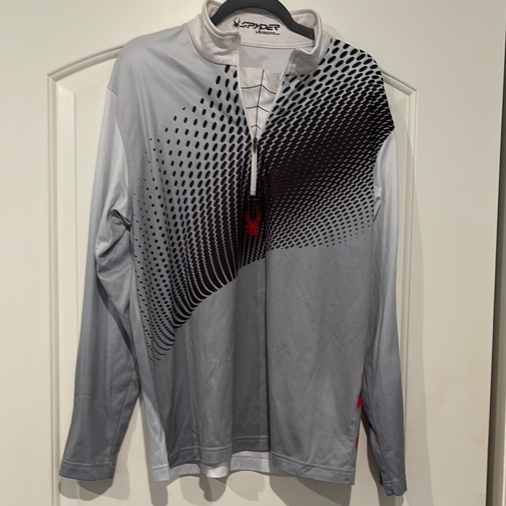 Spyder Gray and Black Performance Jacket